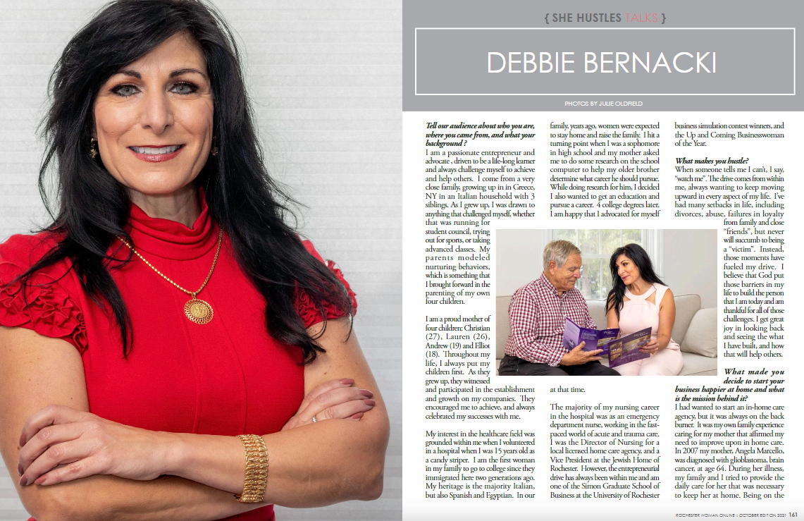 Founder and CEO, Debbie Bernacki, shares her business story; how she started her senior care company, the trials, tribulations, setbacks and milestones. She discusses senior care, franchising, and everything in between. Debbie shares her leadership journey and inspires others.