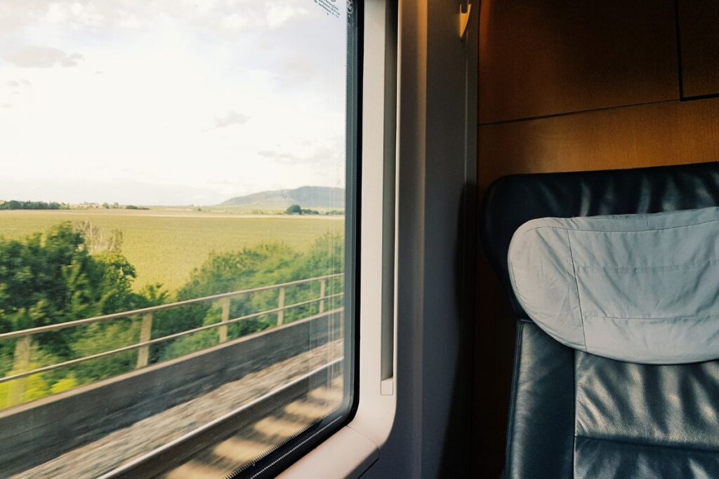 Scenic train ride is a comfortable and pleasant day trip for seniors.