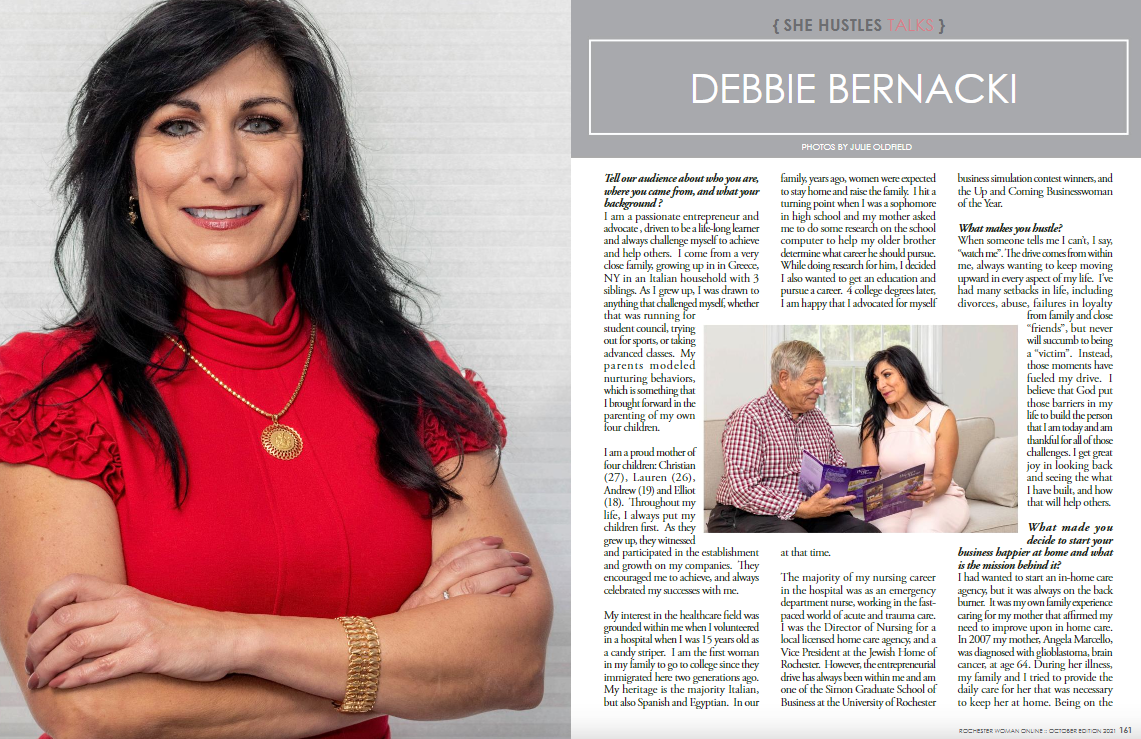 Founder and CEO, Debbie Bernacki, shares her business story; how she started her senior care company, the trials, tribulations, setbacks and milestones. She discusses senior care, franchising, and everything in between. Debbie shares her leadership journey and inspires others. 