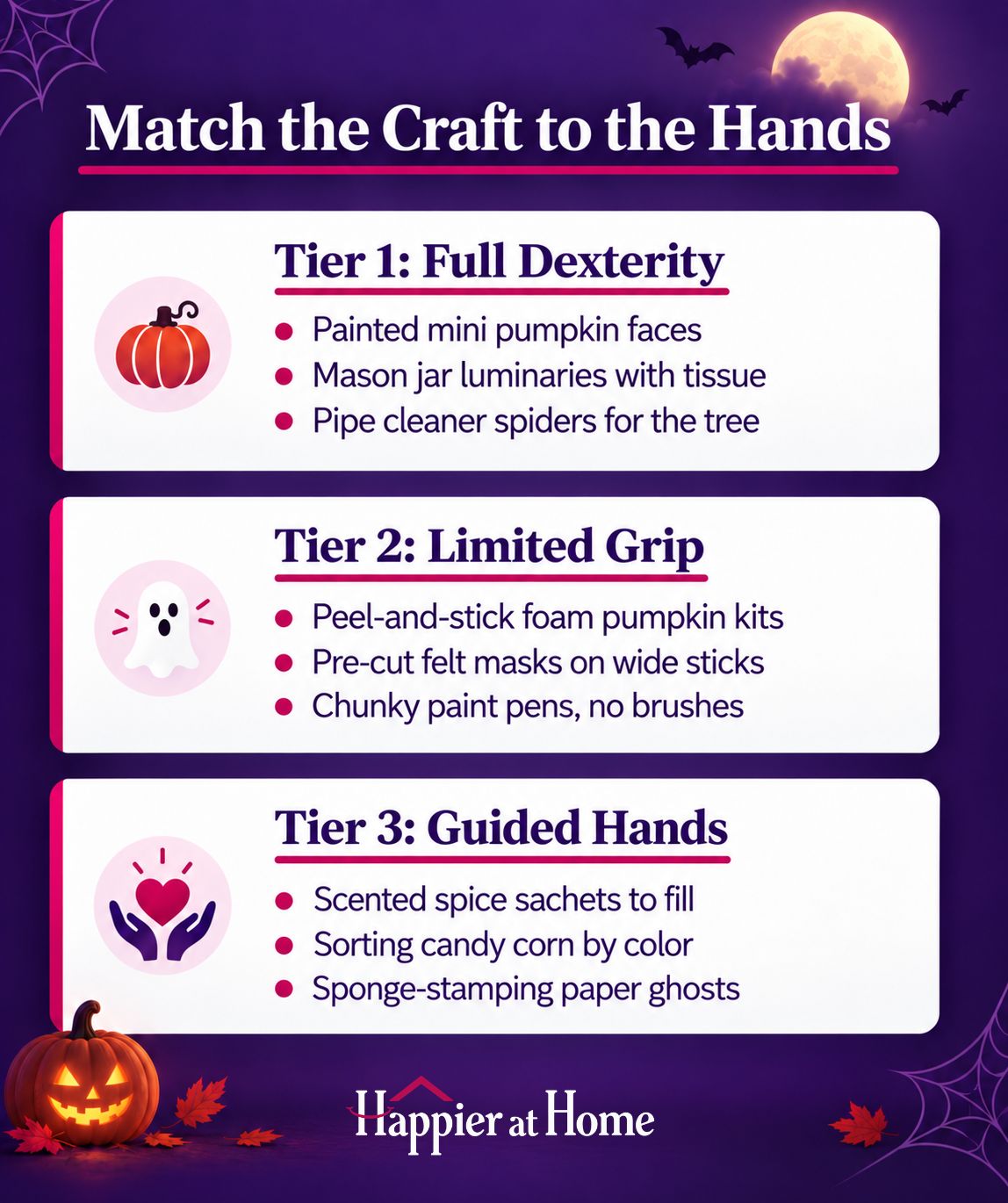 Halloween crafts for seniors