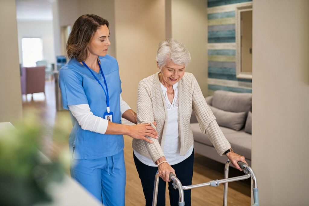 Transfer or ambulation service for seniors