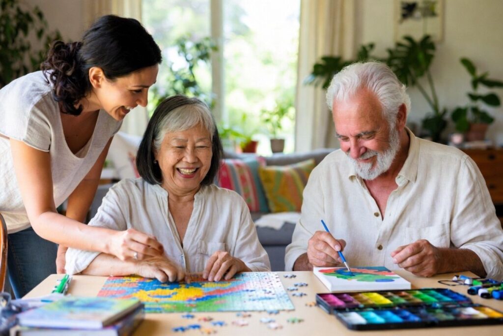 Indoor summer arts and crafts