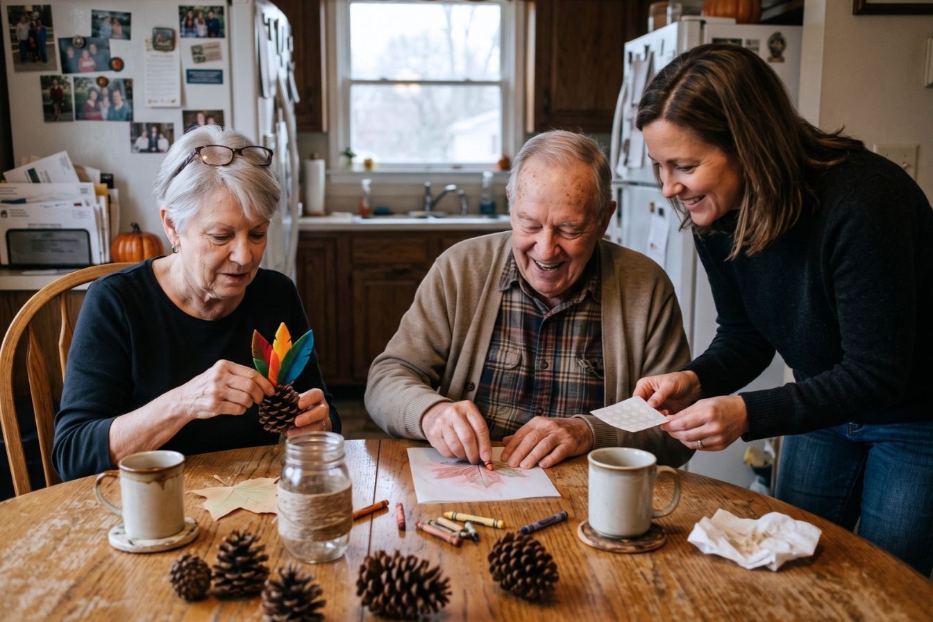 Thanksgiving crafts for seniors